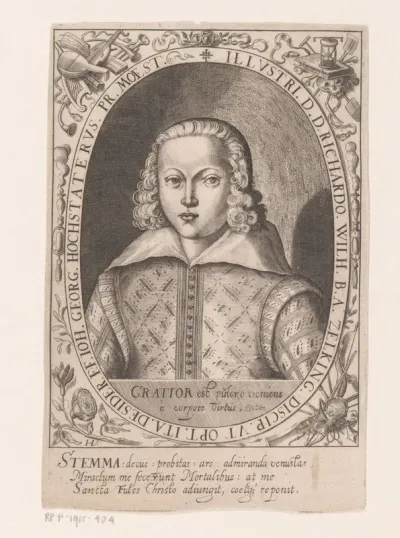Portret van Richard Wilhelm von Zelking