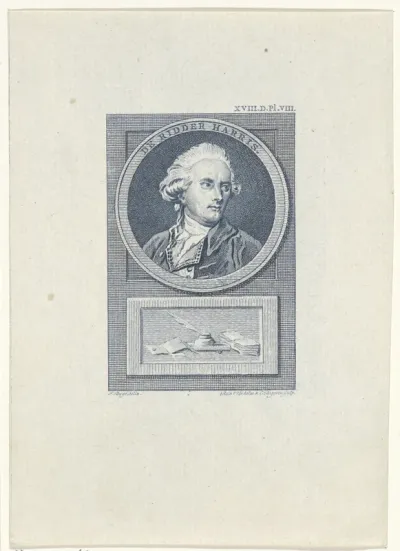 Portret van ridder Harris