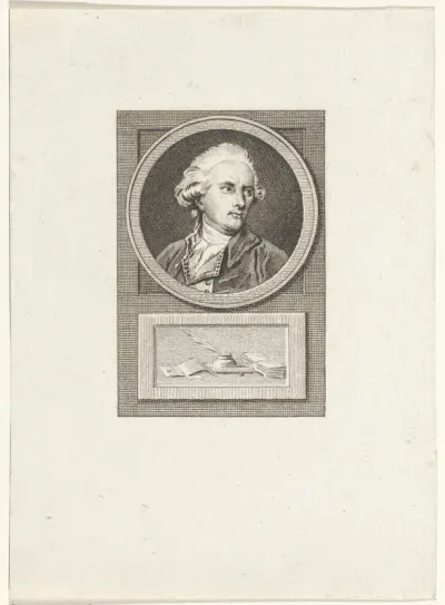 Portret van ridder Harris