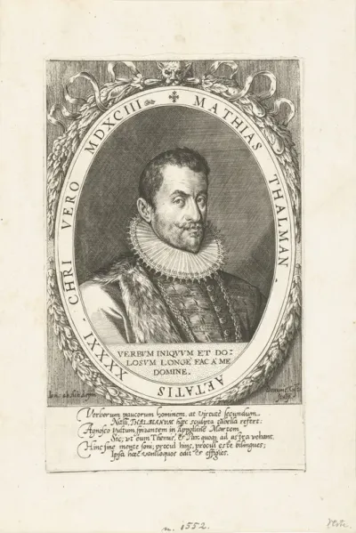 Portret van ridder Matthias Thalmann