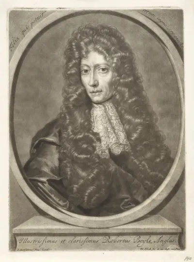 Portret van Robert Boyle