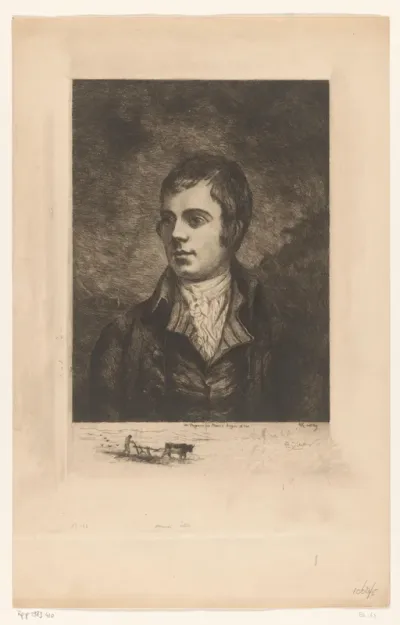 Portret van Robert Burns