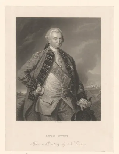 Portret van Robert Clive