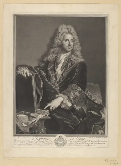 Portret van Robert de Cotte