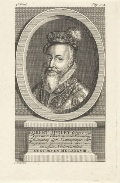 Portret van Robert Dudley, graaf van Leicester