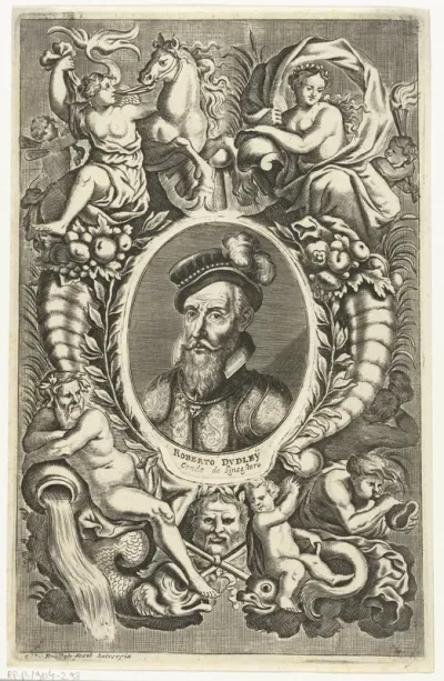 Portret van Robert Dudley