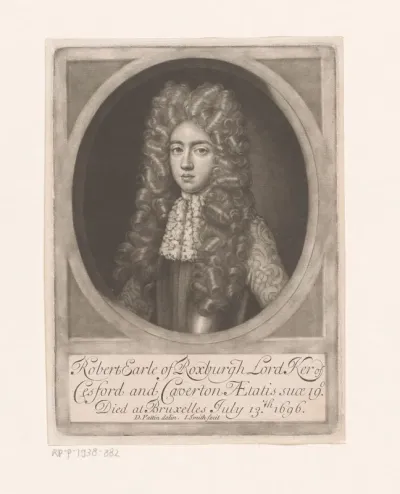 Portret van Robert Ker op negentienjarige leeftijd
