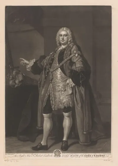 Portret van Robert Ladbroke