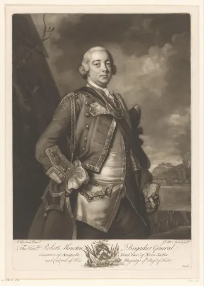 Portret van Robert Monckton