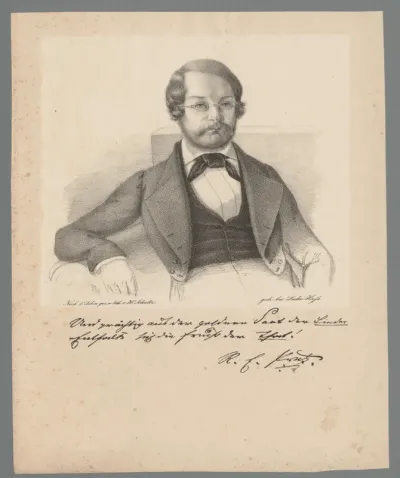 Portret van Robert Prutz