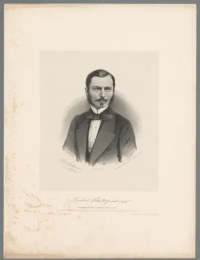 Portret van Robert Schlagintweit