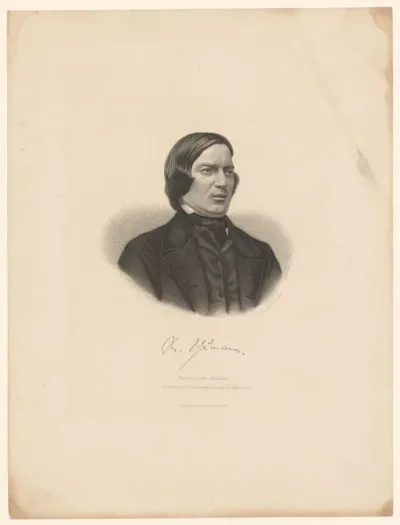 Portret van Robert Schumann