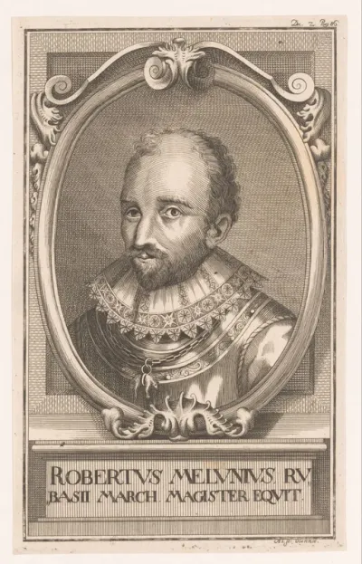 Portret van Robert van Melun, markies van Roubaix, burggraaf van Gent