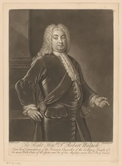 Portret van Robert Walpole