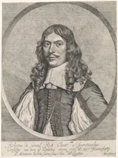 Portret van Robertus de Gravel