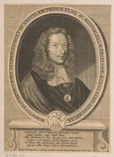 Portret van Robertus Keuchenius op 34-jarige leeftijd