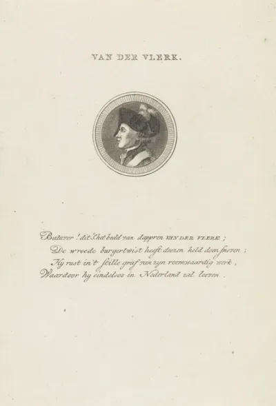 Portret van Robertus van der Vlerk