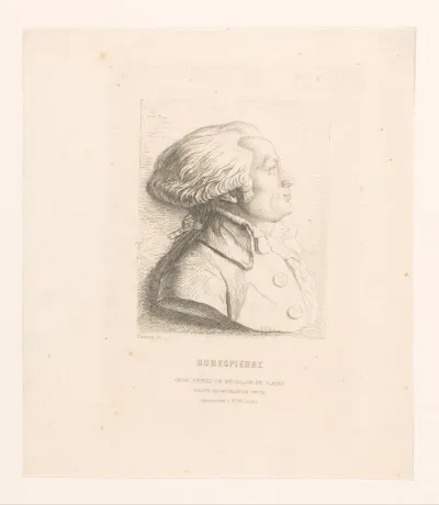 Portret van Robespierre