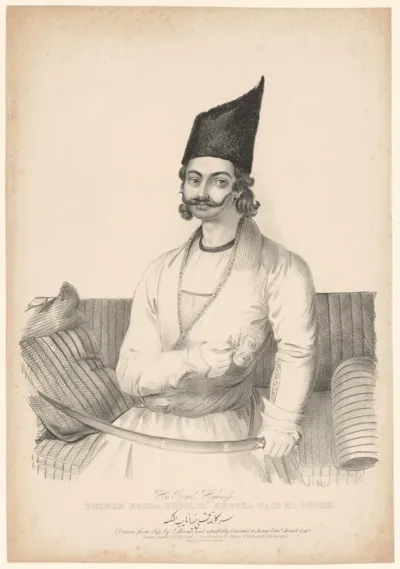 Portret van Rooda Neoolec Meerza Naib el Moolk