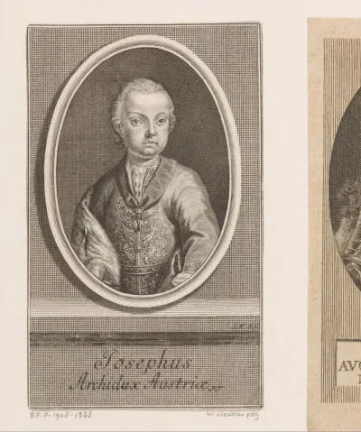 Portret van Rooms-Duits keizer Jozef II als aartshertog van Oostenrijk