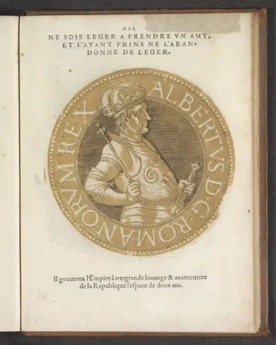 Portret van rooms-koning Albrecht II