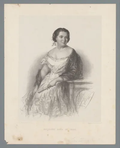 Portret van Rosa de Vries