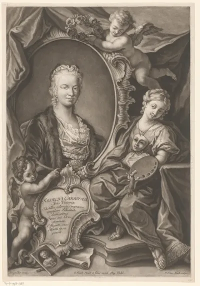 Portret van Rosalba Carriera