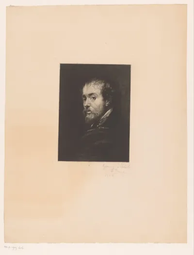 Portret van Rubens, naar zijn zelfportret