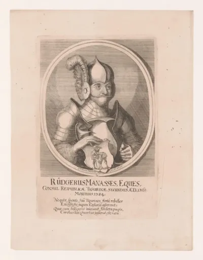 Portret van Rüdgerus Manasses