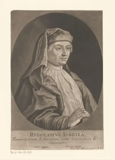 Portret van Rudolf Agricola
