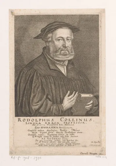Portret van Rudolf Collinus