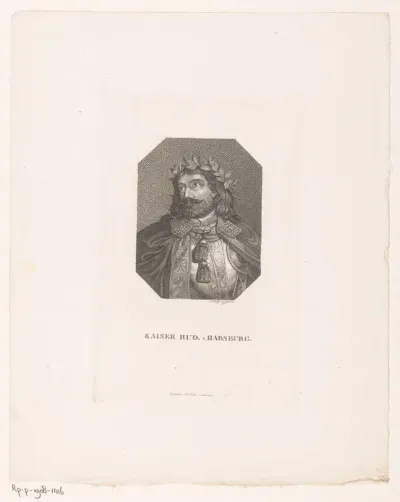 Portret van Rudolf I van Habsburg