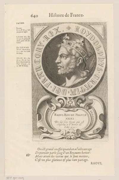 Portret van Rudolf II, koning van Bourgondië