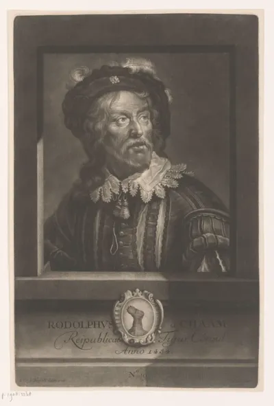 Portret van Rudolf van Cham