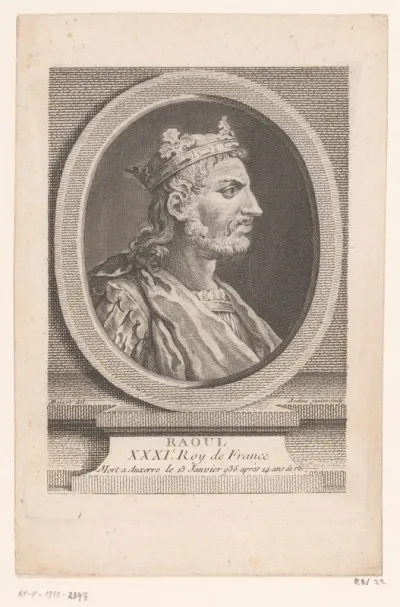 Portret van Rudolf van Frankrijk