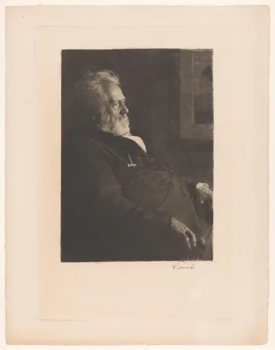 Portret van Rudolf von Alt
