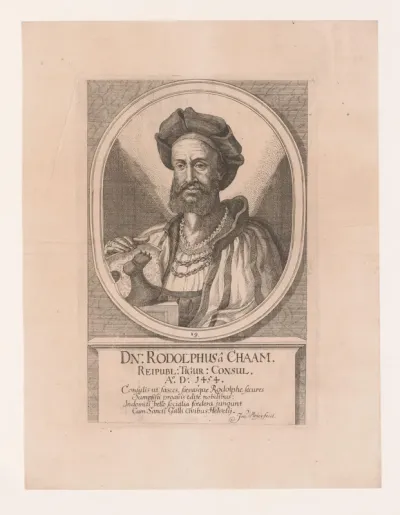 Portret van Rudolf von Cham
