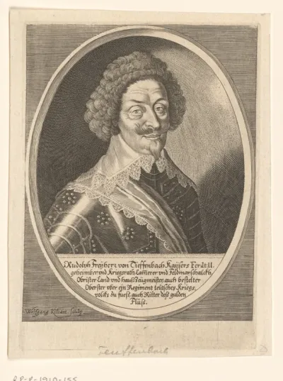 Portret van Rudolf von Teuffenbach