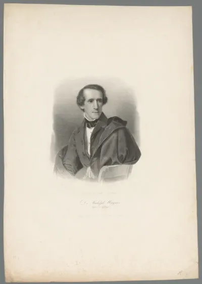 Portret van Rudolf Wagner
