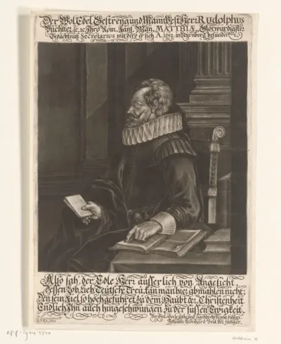 Portret van Rudolph Buchner