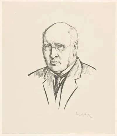 Portret van Rudolph Hendrik Saltet