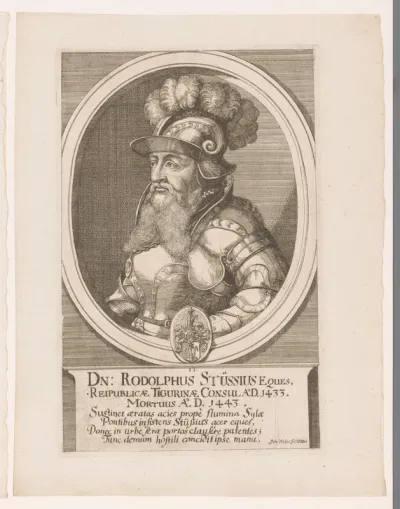 Portret van Rudolph Stüssi