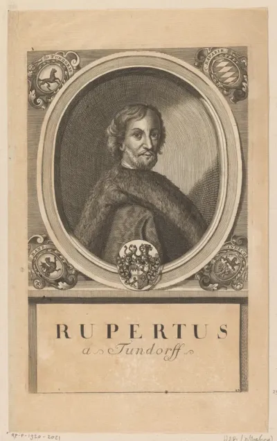Portret van Rupert von Tundorf, bisschop van Würzburg