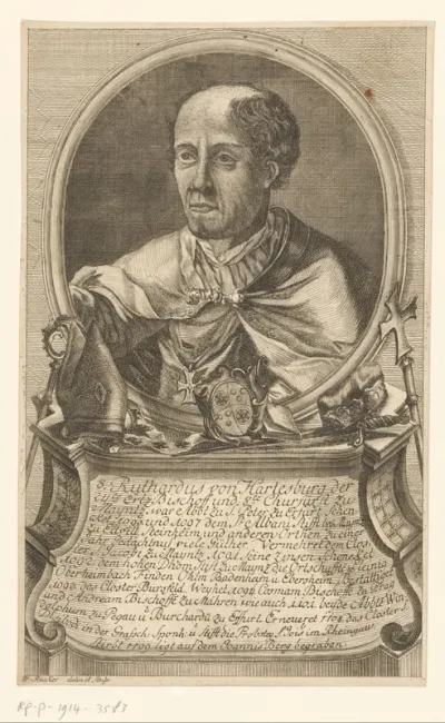 Portret van Ruthard van Mainz