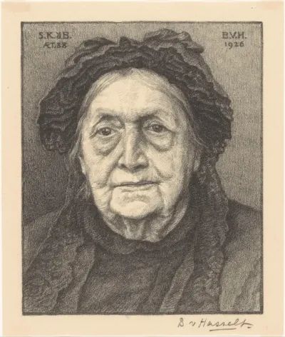 Portret van S.K. v.d. B.
