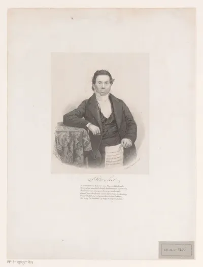 Portret van S. van Brakel
