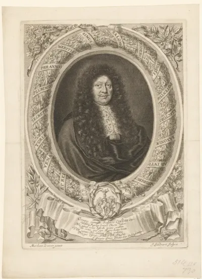 Portret van Salomo Friedrich Lingke