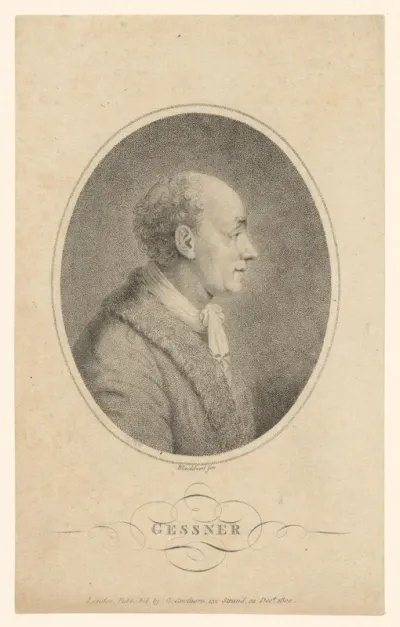 Portret van Salomon Gessner