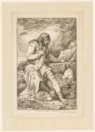 Portret van Salvator Rosa