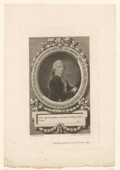 Portret van Samuel Augustin